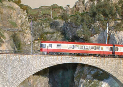 L'EAD sur l'ancien pont de Fontan-Saorge